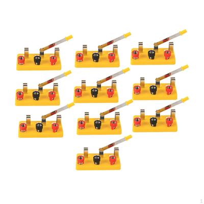 10 Pieces Single Pole Double Throw Knife Switch for Educational Use In Science Projects