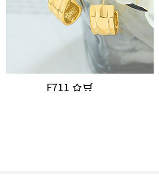 Gold Plated Geometric Striped Ring: Titanium Steel Jewelry for Women