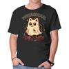 Unisex Crew Neck T-Shirt Purranormal Kitty Graphic Short Sleeve Casual Tee