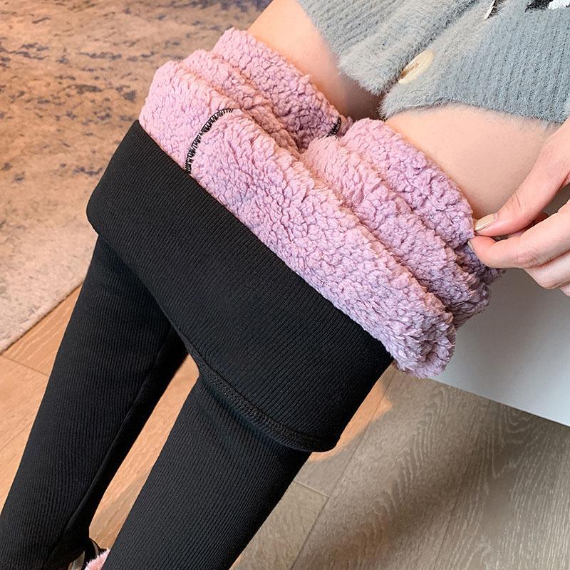 

Женские зимние теплые плотные колготки термолеггинсы с флисовой подкладкой обтягивающие длинные кальсоны термоколготки большого размера для женщин XL чёрный