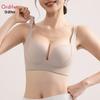 Oudifen Seamless Minimizer Lift-Up Sports Bra
