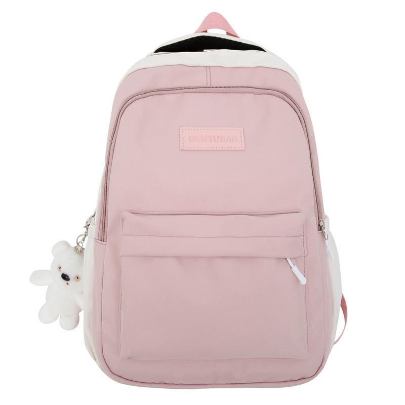 Middle school student schoolbag female junior high school student high school student simple backpack 2025 new summer college student backpack femal
