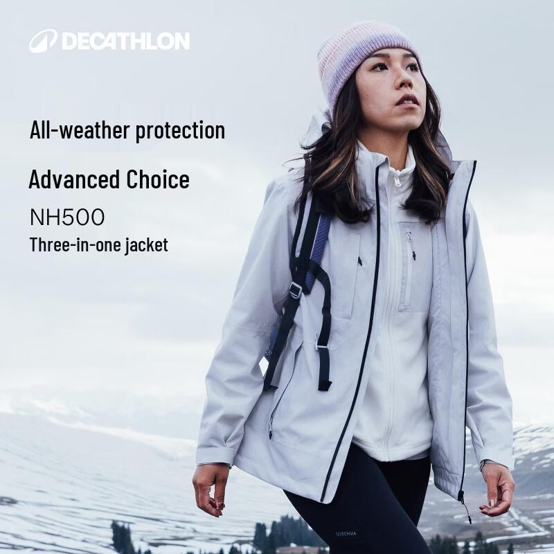 Decathlon Men's 3-in-1 Outdoor Fleece Jacket