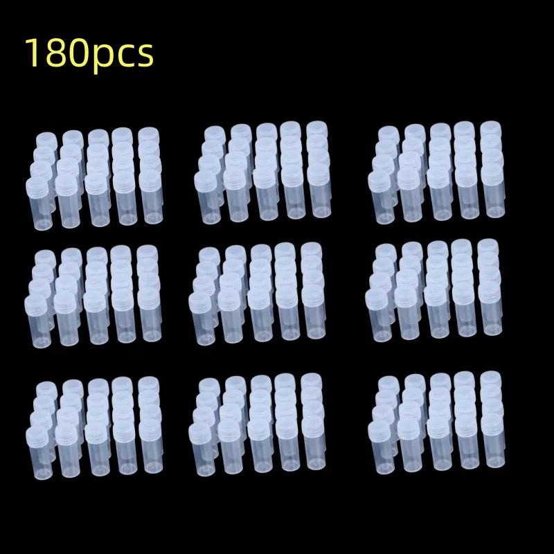 5ml Plastic Small Bottles Sample Pot 5g Mini Clear Packing Containers For Medicine Pill Liquid Powder Capsule Storage