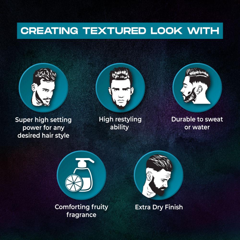 Gatsby Texturizing Clay Wax For Men 75g Matte Finish Strong Hold Volumizing Hair Clay For Natural Look & Messy Hairstyles