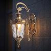 Weatherproof Outdoor Wall Sconce with Glass Shade Farmhouse Lantern