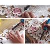 Embroidered Floral Lace Tissue Box Cover Keep Your Tissues Neat and Tidy