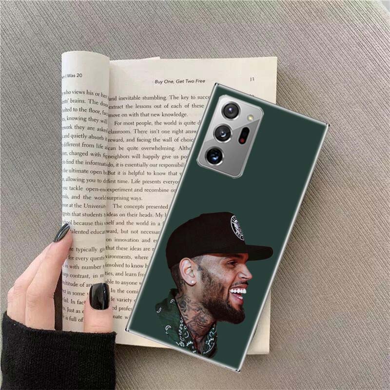 Chris Brown American Rapper Phone Case for Samsung A17 A37 A57 A54 A14 A24 A34 A07 A04S A02S A12 A22 A32 A52S A16 A26 A36 A56 A7