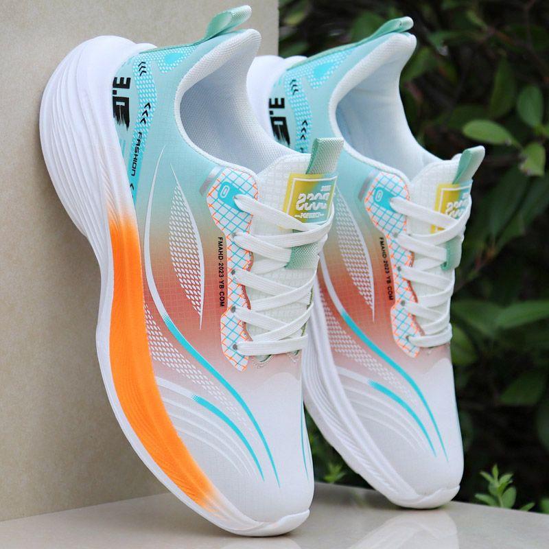 

Легкие кроссовки для бега осенние повседневные туфли дышащая кожа водонепроницаемые спортивные туфли студенческие туфли на мягкой подошве 36