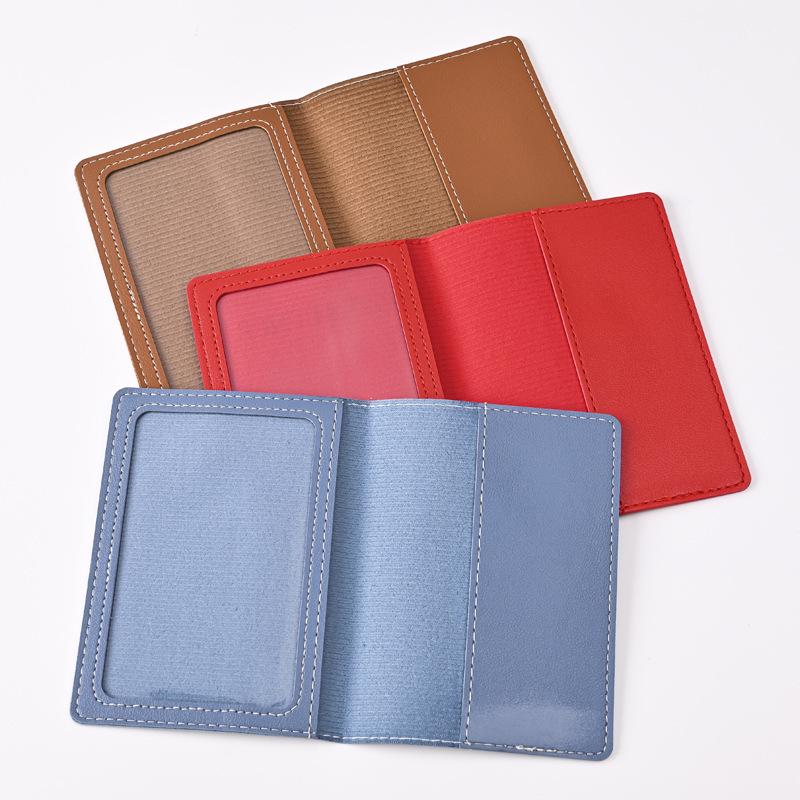 Thickened PU Leather Map-Stamped Luggage Tag & Passport Holder Set