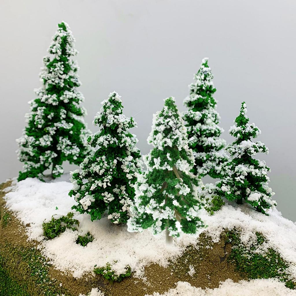 Yetaha Diorama Pine Trees Snow Trees Model Trees Railway Model Trees Tree Model Railway Architectural Model Materials Miniature Garden Scenery