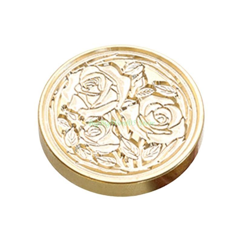 24TE Embosses Sealing Waxes Scrapbooking Stamp Head Waxes Seal Stamp Head Replacement