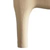 Wooden Horse Figurine Sturdy Pinewood Hand Painted Simple Pure Color Horse Statue for Family Office