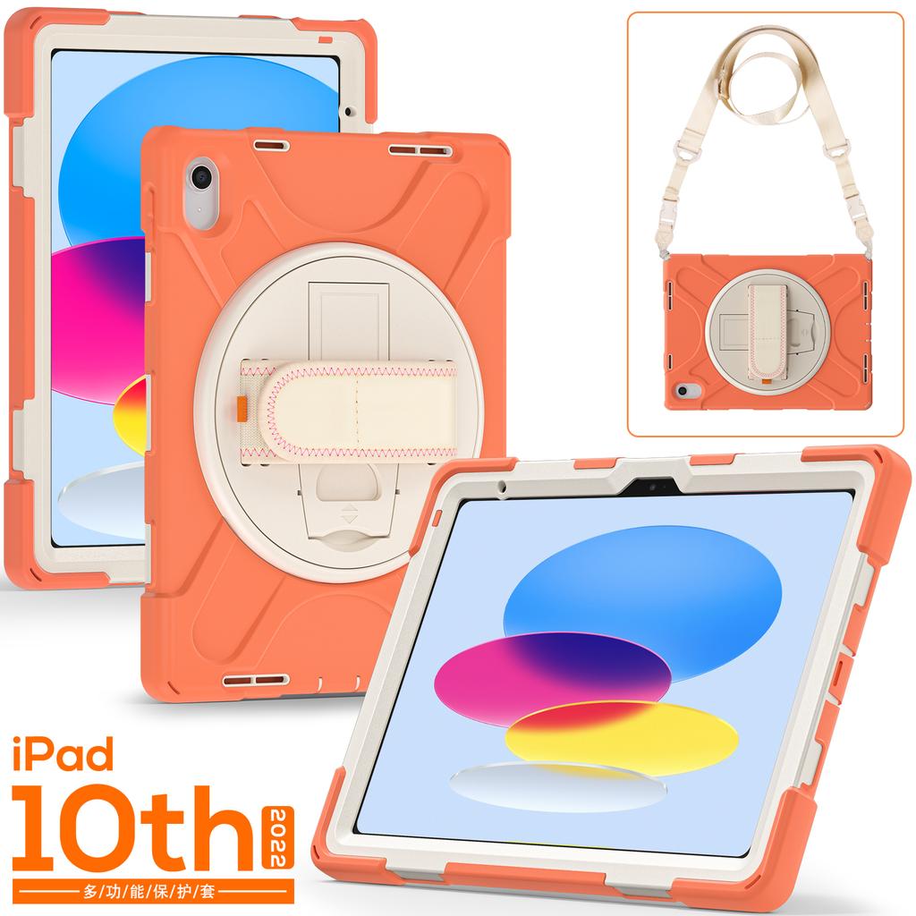 360 Rotating Stand Case Universal for IPad 2025 A16 11th 10.9 2022 10th Gen. A3354 A3355 A3356 A2757 A2777 A2696 Hybrid Cover