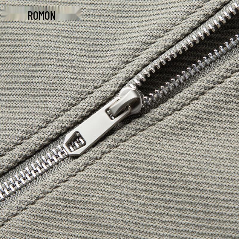 Luomeng Men's Anti-Wrinkle Baseball Collar Jacket