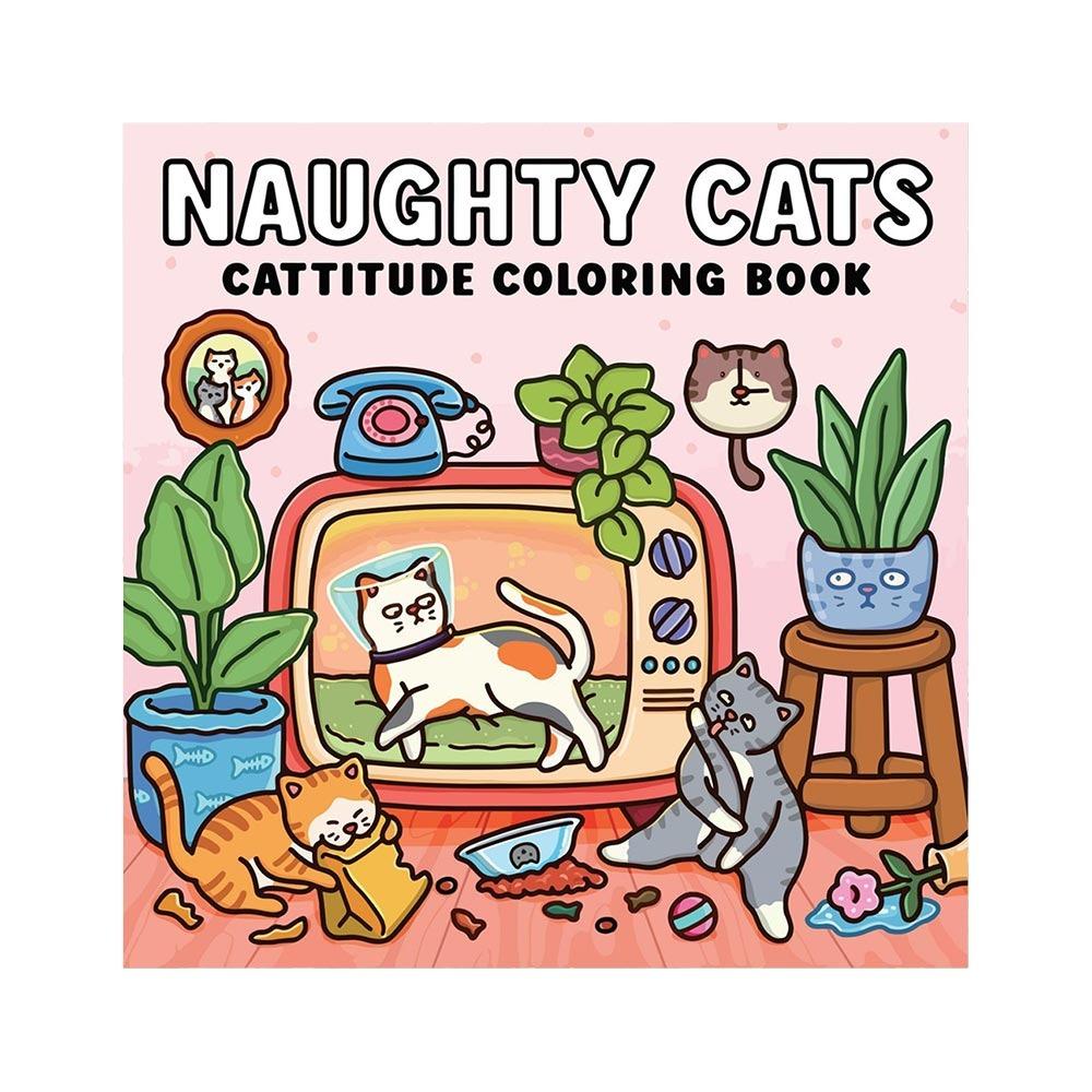 Educational Coloring Book Cartoon Doodles Book Creative Paperback  for Adults And Teens