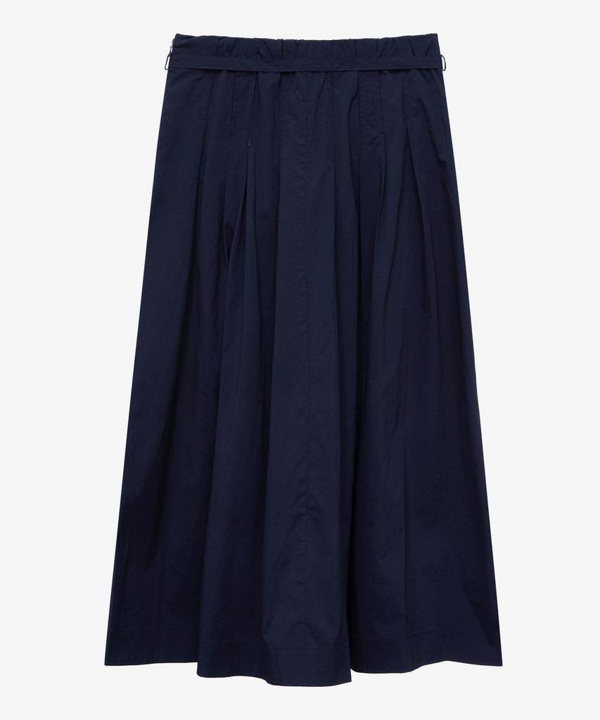 MIND BRIDGE WOMEN [W] Pleated Belted Elastic Skirt - 2 Colors