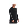 Under Armour Training Graphic Crew Neck Printed Logo Long Sleeve T-Shirt Women tops Night-Purple 1370761-590