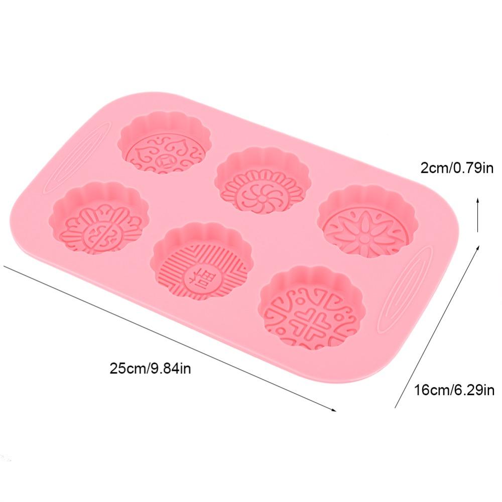 25*16*2cm Mooncake Mold Pink Chocolate Mold Practical Soap Making Mold For Baking