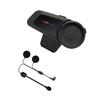 BT Motorcycle Helmet Intercom Water Proof Moto Intercom Headset Replacement for Outdoor Black