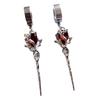 Personalized Rose Earrings