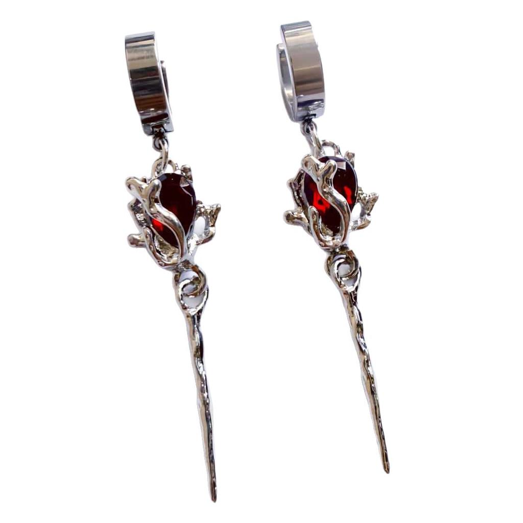 Personalized Rose Earrings