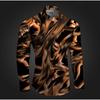 Men's Abstract Design Printed Long Sleeve Shirts Casual Cardigan New Button Holiday Fashion Shirts
