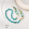 Fashion Multi-colored Glasses Chain Chain Geometric Chain Chain Chain Acrylic Resin Chain