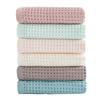 Factory Direct 100% Cotton Weave Waffle Towel 70x140cm Quick-dry Absorbent Bath Towel For Adults Lightweight For Beach Hotel Use