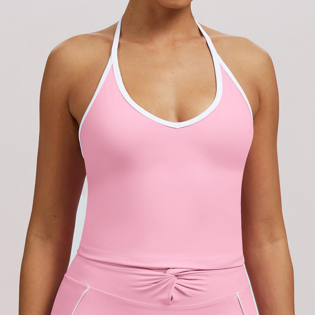 Yoga Sports Bra With Moisturewicking Fabric For Women Gym Fitness