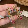 1 Pair Fashionable Colorful Ear Bone Clip Party Flower Design, Unique, Beautiful Dance Wear Fashionable Ear Rings and Full Ear Earrings