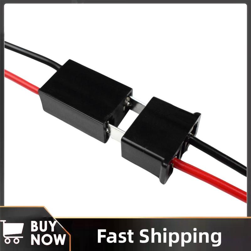 2pcs H7 Bulb Socket Wiring Harness Headlight Fog Lamp Male Connector Pig Tail