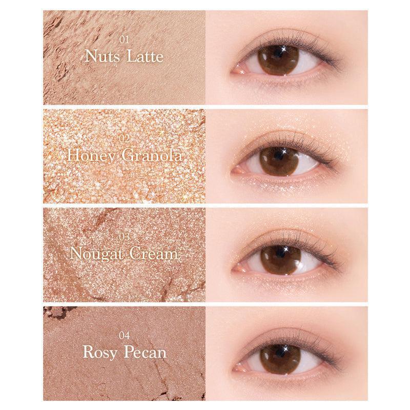 DASIQUE Schattenpalette Nr. 24 Gedämpfte Nüsse