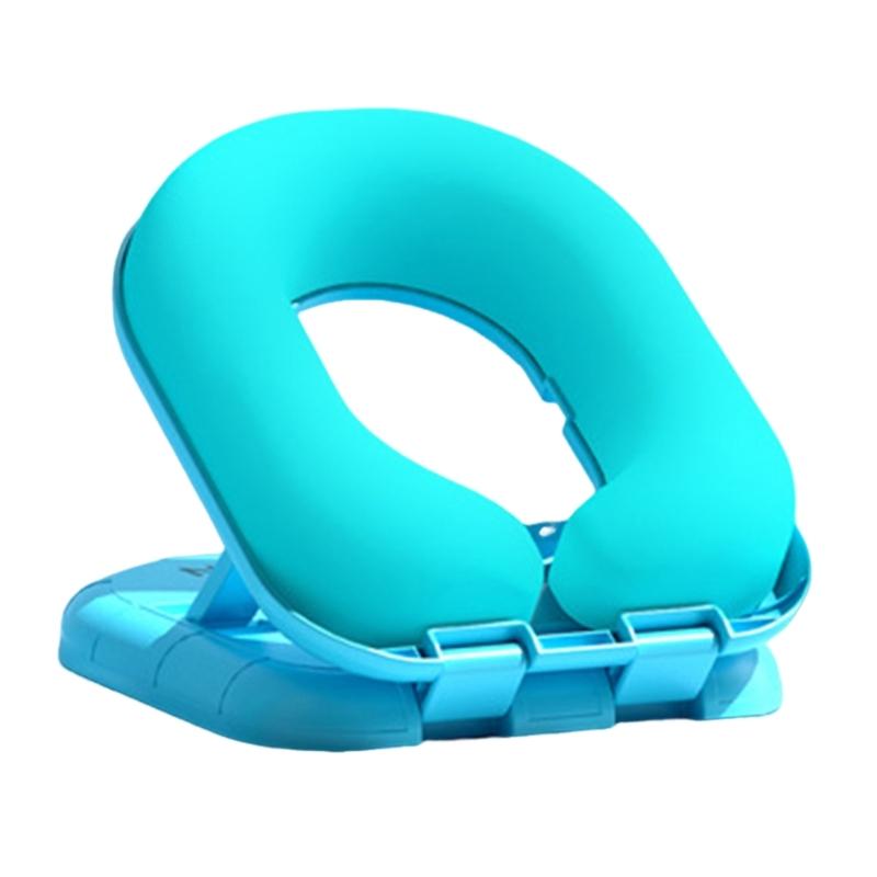 

Portable Foldable Travel Pillow Memory Foam Neck Support Ergonomic Designs Kids Study Desk Rest Office Classroom Library синий