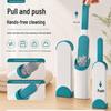 Dual-Sided Lint Remover Brush with Storage Box for Clothes and Pet Hair Removal