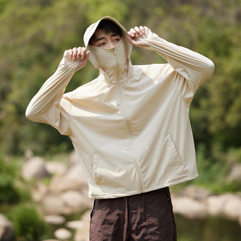 2025 Lightweight Breathable Ice Silk Sun Protection Clothing - Plus Size, Unisex, Summer Outdoor Wear