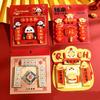 Mahjong New Year Refrigerator Magnet Panda Refrigerator Couplet Sticker  New Year Gift