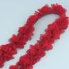 1 Yard 24 Flowers Chiffon Lace Patch Fabric Webbing Decoration Flower Gift Ribbons Diy Bridal Veil Shoes Wedding Clothes Crafts