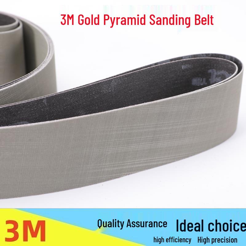 

3M Trizact Gold Pyramid A30 Sanding Belt, 2100x50mm, for Stainless Steel Finishing 1