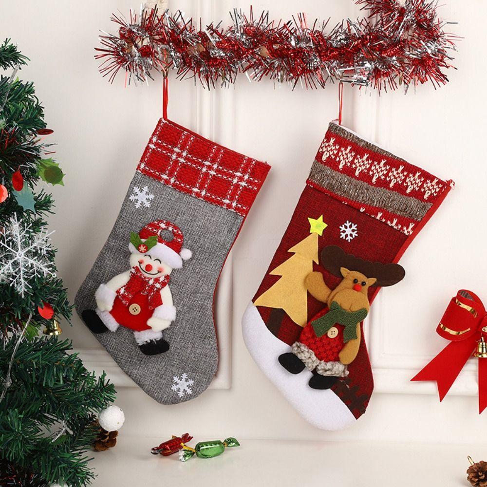 New Super Large Christmas Socks Christmas Socks Favor Gift Bags Xmas Socks Xmas Socks Favor Gift Bags Xmas Ornament