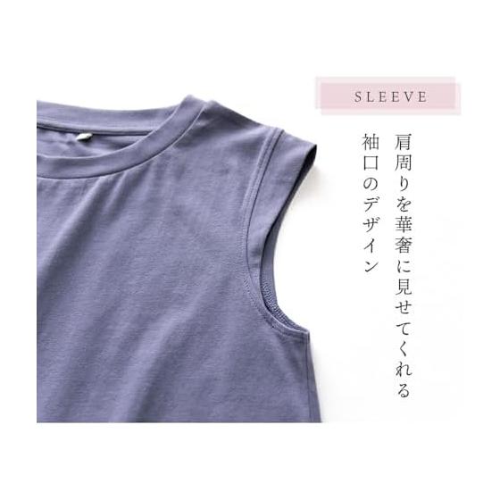 Pajamas for women, 100% cotton, T-shirt material, soft, comfortable, top and bottom set, sleeveless, plain, spring, summer