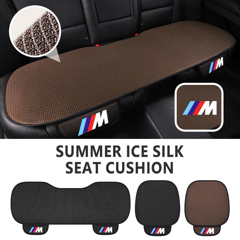 For BMW Breathable Cooling Summer Car Seat Cover Mat Phone Storage M F10 F20 F30 F40 F15 F25 F26 F31 F49 E62 E83 E84