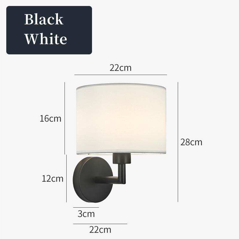 Wall Bedroom Lamp Modern 12W Bedside LED Wall Light Sconce Nordic for Living Room Indoor Aisle Corridor E27