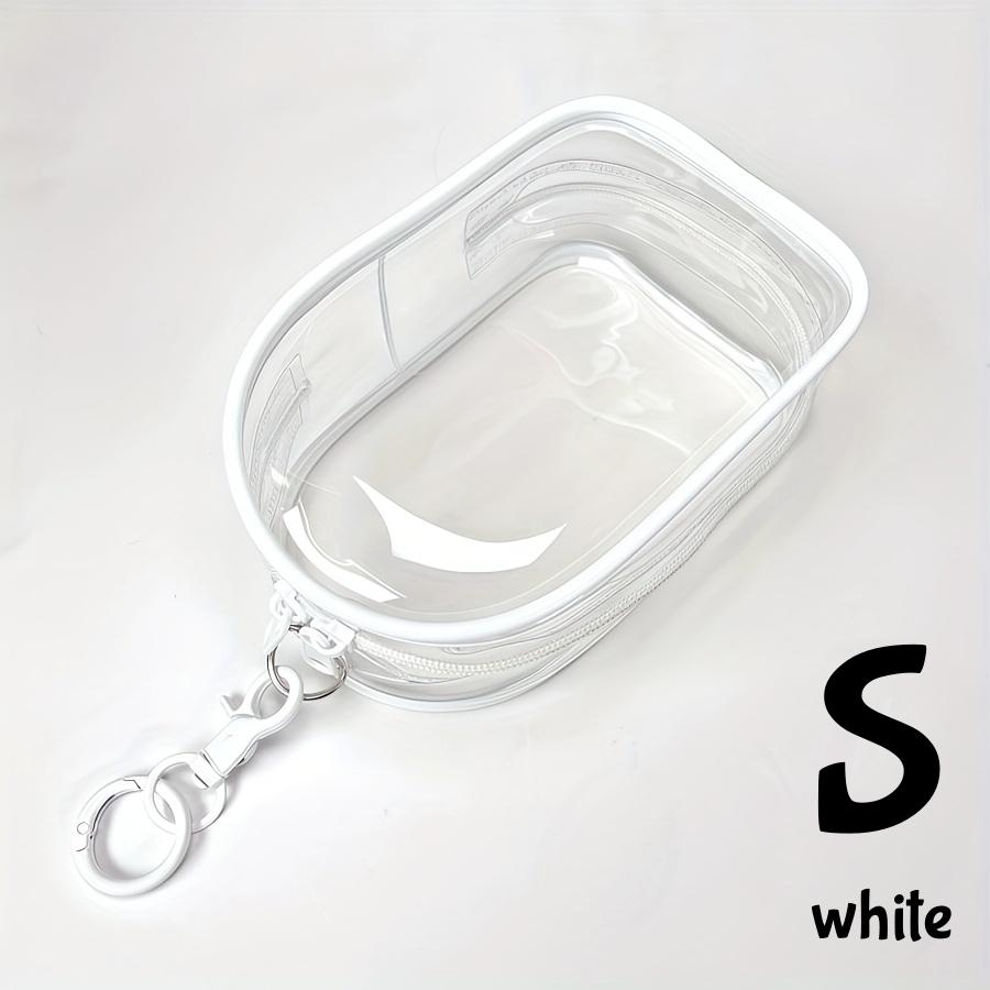 2/1 Stück Transparente Puppen-Aufbewahrungstasche für LABUBU Staubdichte Schutzbox Tragbare PVC-Plüschtier-Display-Hülle mit Schlüsselanhänger-Haken