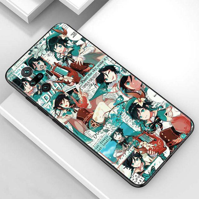 Fall Für Redmi Hinweis 10 Pro Max 9 9t 9s 8 8t 7 Abdeckung Tpu Fundas Für redmi K40 Pro Plus 9 9a 9c Shell Genshin Auswirkungen Anime