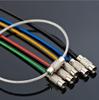 Rainbow PVC Keychain with Steel Wire Ring