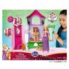 Mattel Disney Princess Rapunzel Story Tower Castle Playset Dollhouse (Dolls sold separately) Pretend Play for Girls Ages 3+ Pink JGR71
