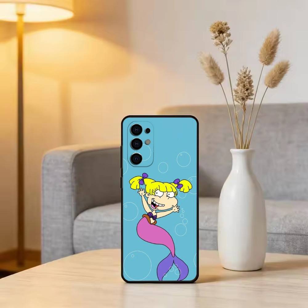 

Rugrat A-Angelica Phone Case Black Silicone Soft For Samsung S25,S24,S21,S22,S23,S30,Ultra,S20,Plus,Fe,Lite Samsung S20plus5G