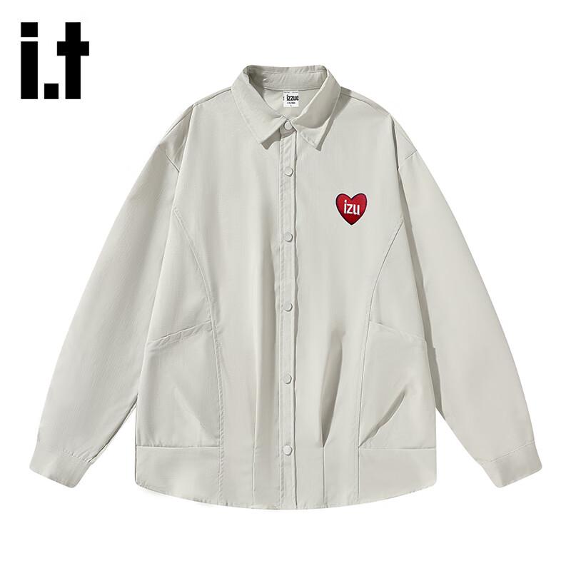 Izzue Unisex American Lapel Long Sleeve Shirt