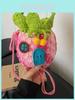 Mini Knit Pineapple Crossbody Bag With Flap Closure For Casual Daily Use